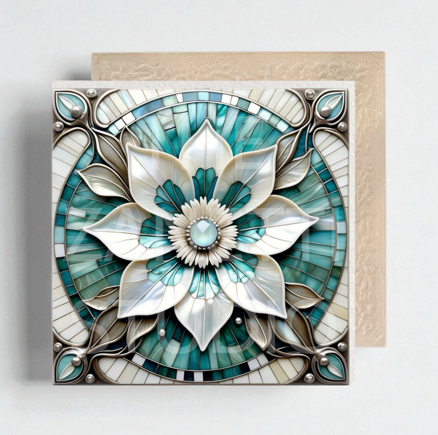 Ceramic Decorative Tile 6”x6”