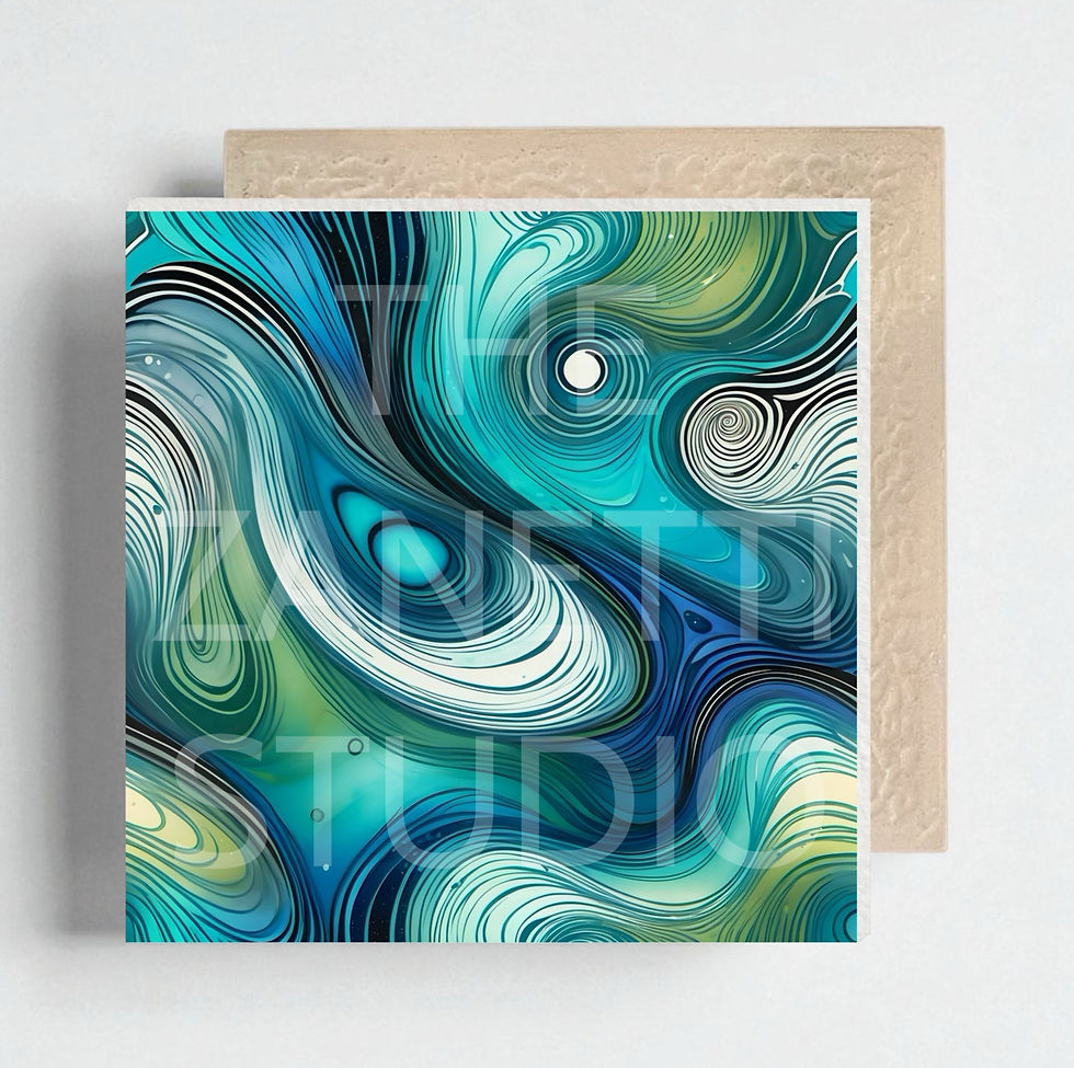 Thumbnail: Ceramic Decorative Tile 6”x6”