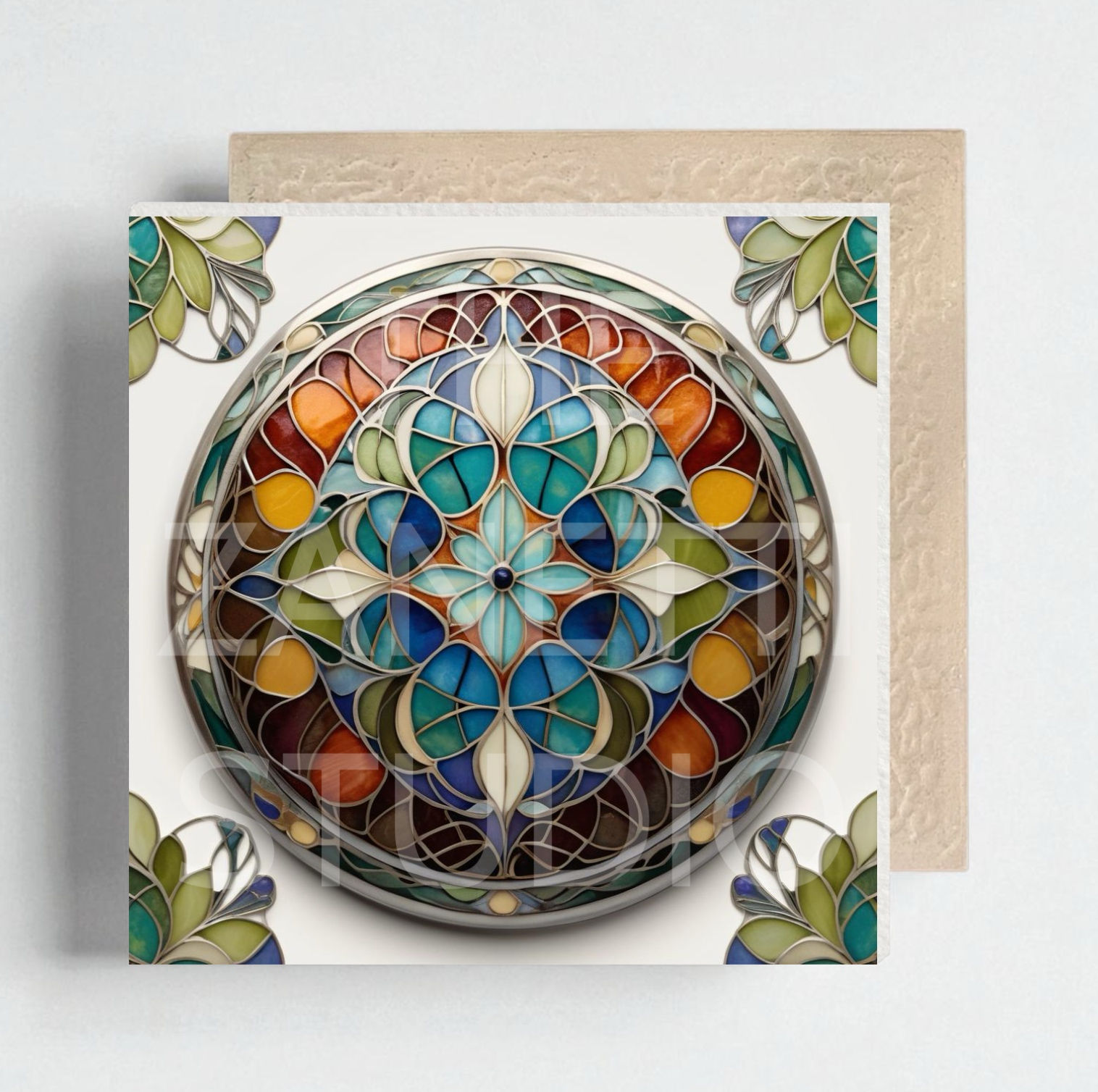 Ceramic Decorative Tile 6”x 6”