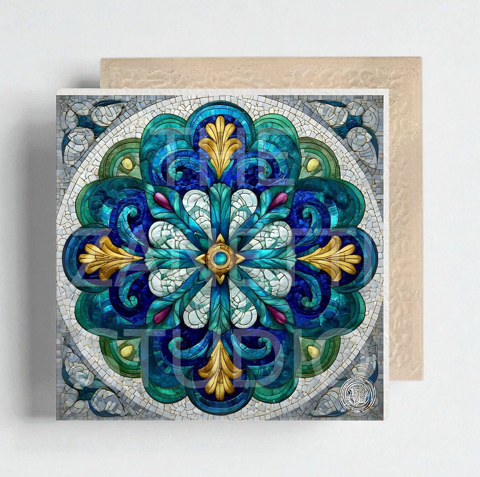 Thumbnail: Ceramic Decorative Tile 6”x 6”