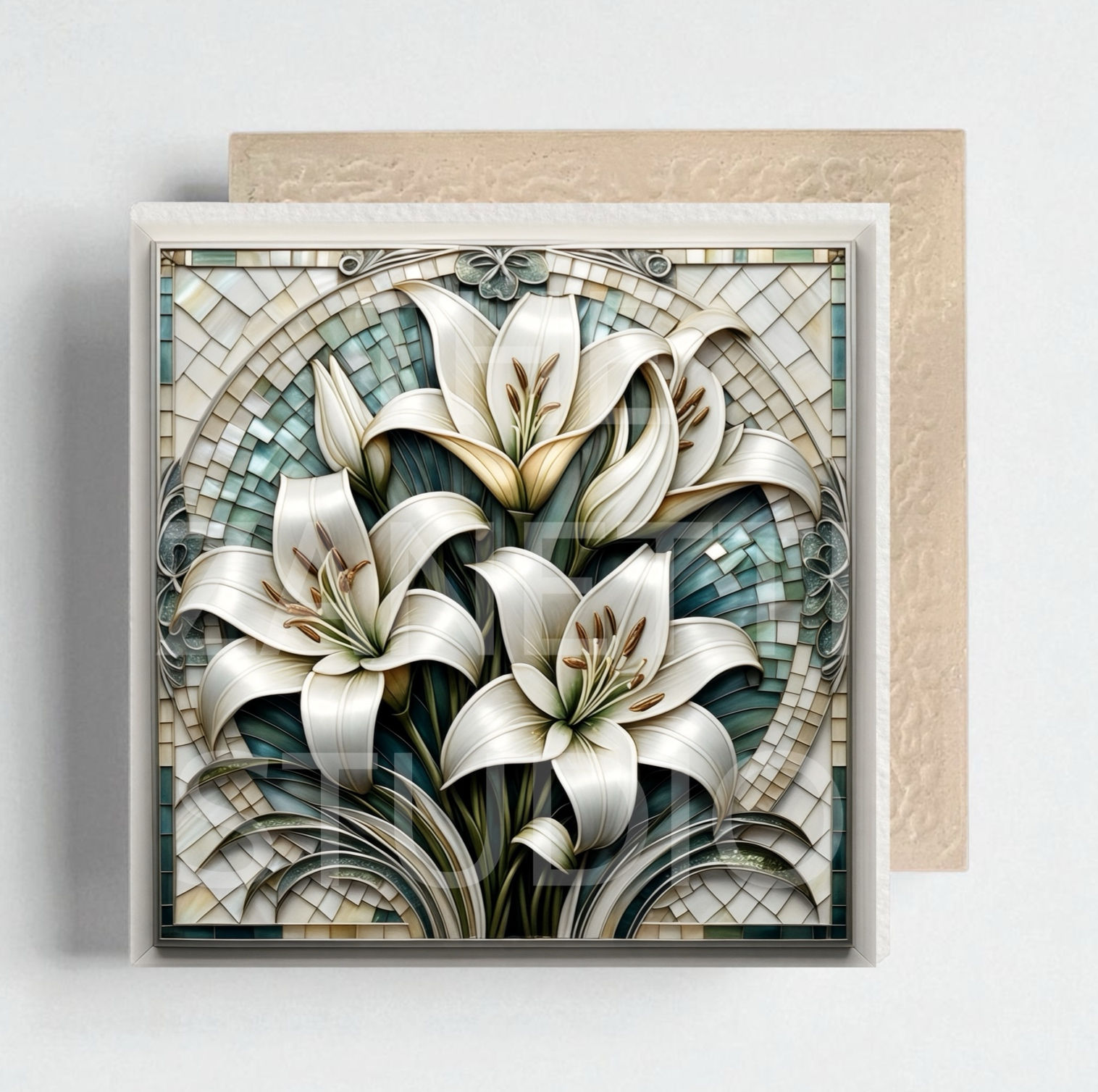 Ceramic Decorative Tile 6”x6”