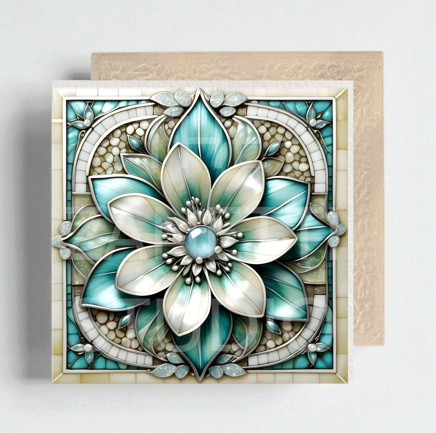 Ceramic Decorative Tile 6”x6”
