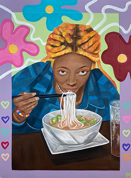 D'mya, Acrylic on Yupo