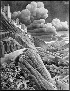 Castrovalva_(M._C._Escher)