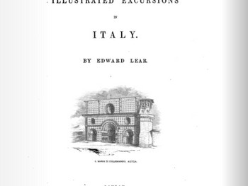 Deel 1 Feuilleton Edward Lear - Illustrated Excursions in Italy