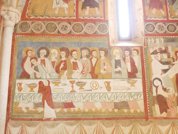 Een bijzondere ontmoeting bij de Santa Maria ad Cryptas in Fossa