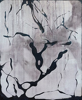Abstrakcja , 110x80, olej na płótnie 2022