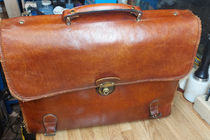Leather Briefcase repair and restore
