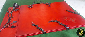 Bespoke A2 leather art portfolio