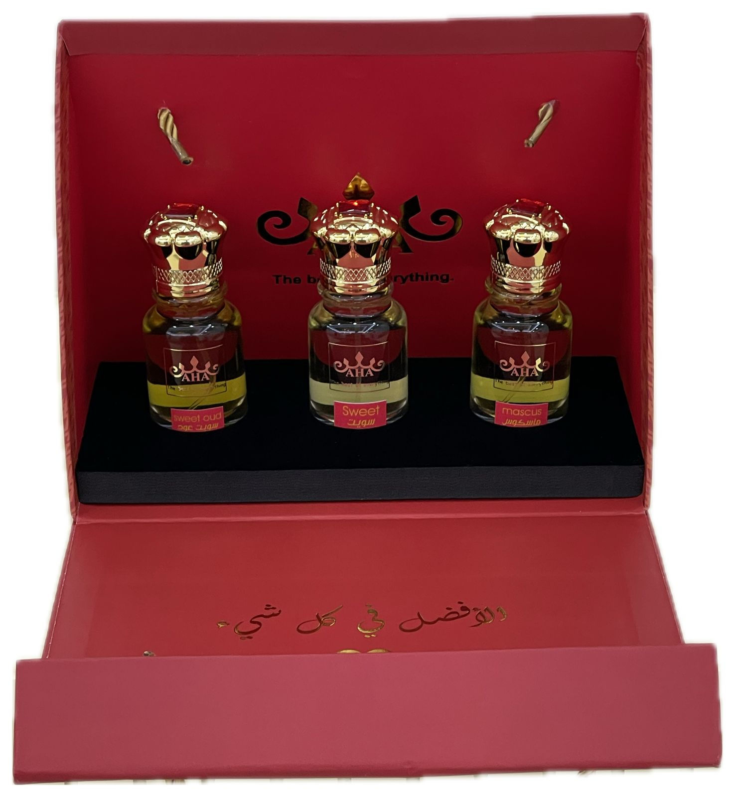 Assorted Oud Perfume Set – Sweet Oud, Rose Oud, Amber Oud (3 x 35ml)