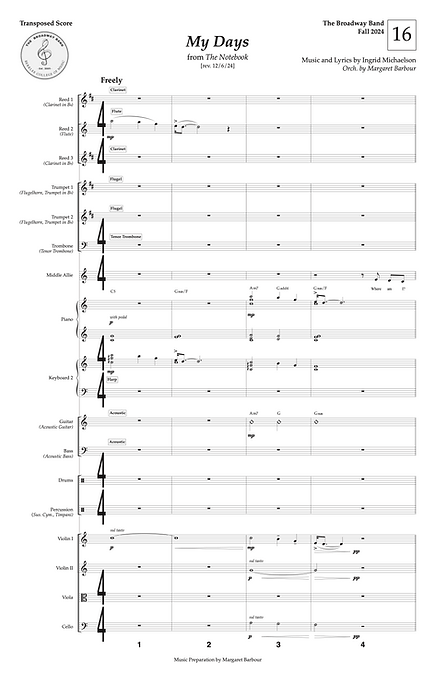 My Days - Transposed Score.png