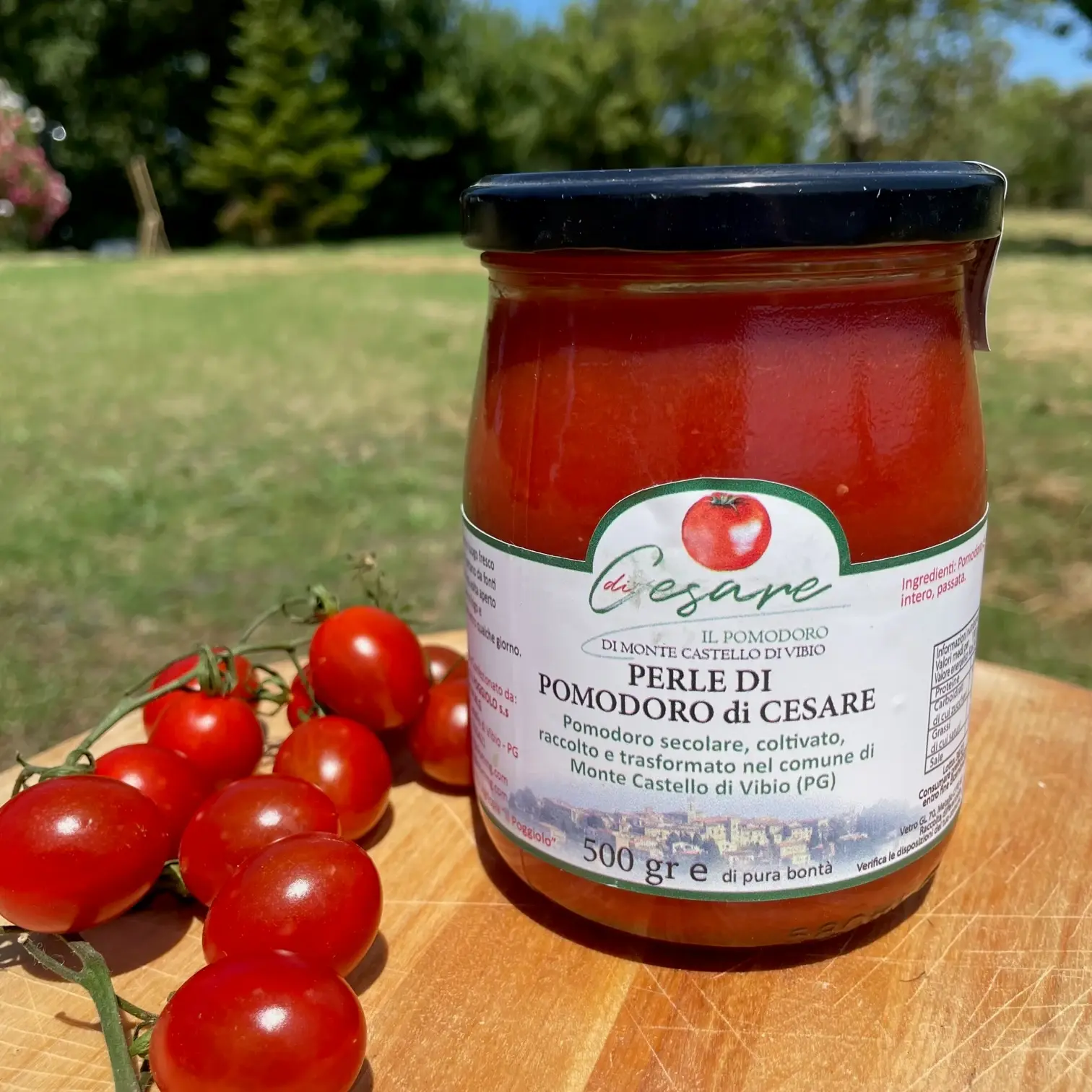 Biologische Cesare tomaatjes in eigen saus