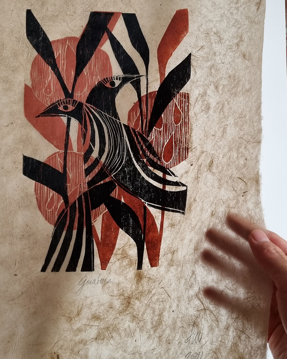 Miniatura: XILOGRAVURA "GOIABEIRA"