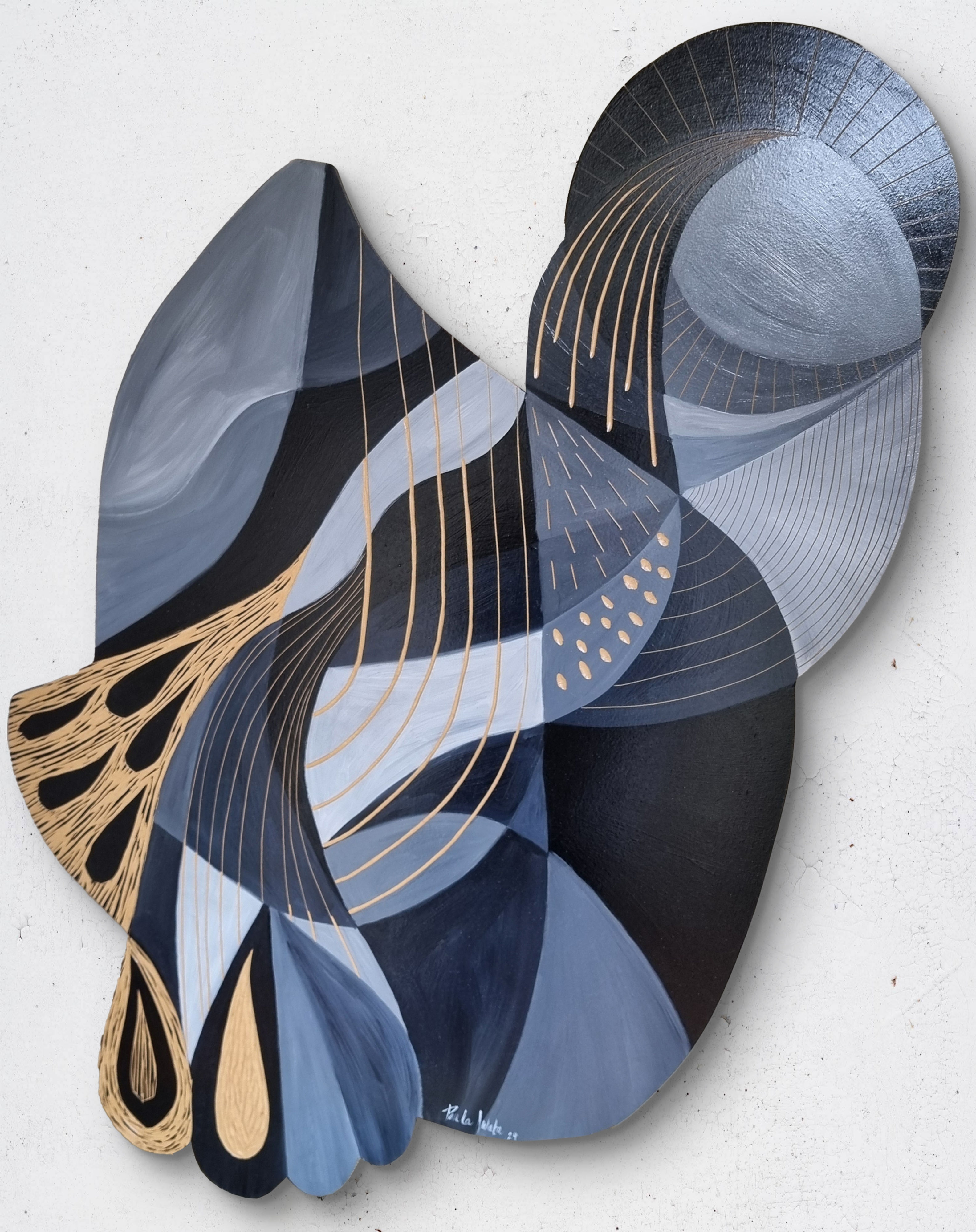 "PÁSSARO NEGRO" - PAINEL EM MDF