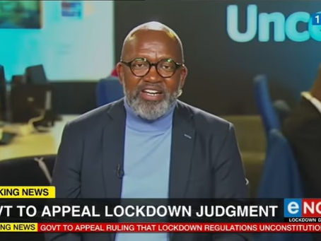 Govt to appeal lockdown regulations judgement