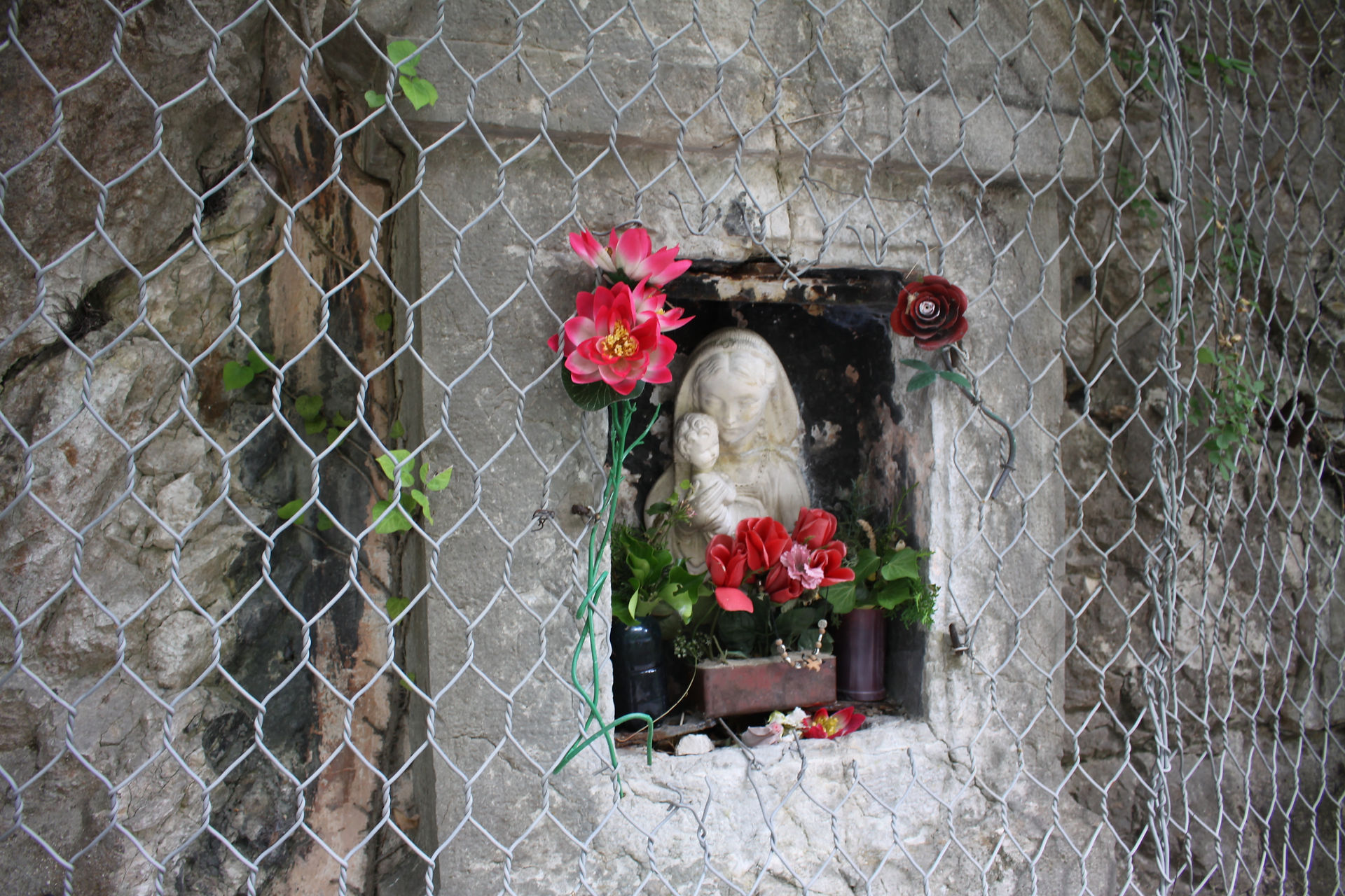 Shrine off the highway.