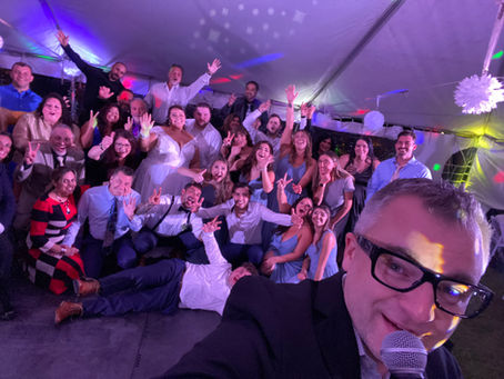 DJ716 wedding party in buffalo celebrating with DJ Tim McKeever