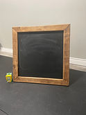 chalk board sign 25" tall 25" wide for rent