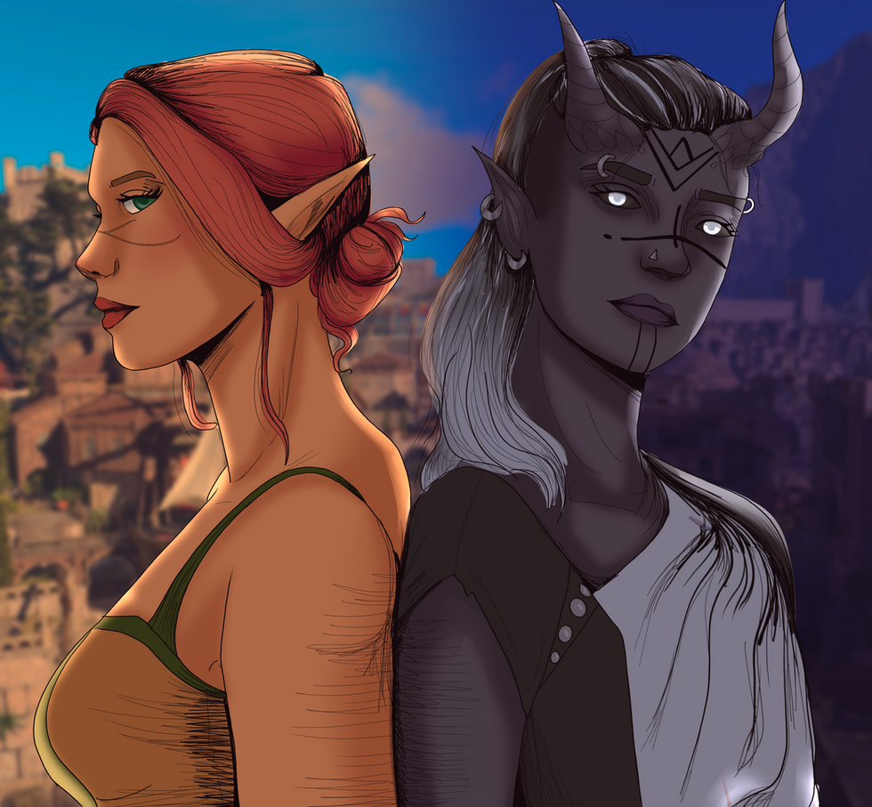 Nyx and Tav Cover Art