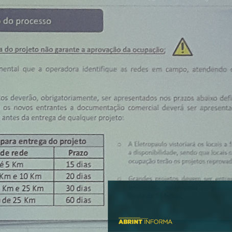 Eletropaulo faz proposta de regulamentação dos postes