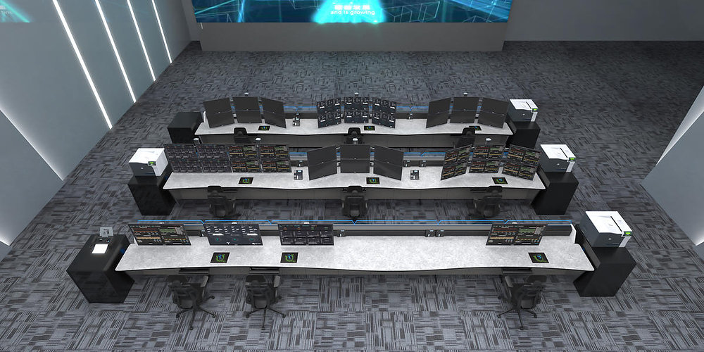 Command center console and operating table layout design – Kesino