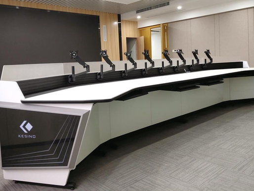 KCD Series Control Room Consoles: 60-Seat Mission-Critical Hydropower Dispatch Project
