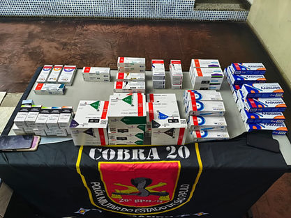 Polícia Militar prende homem e apreende adolescente após roubo de canetas emagrecedoras em Jandira
