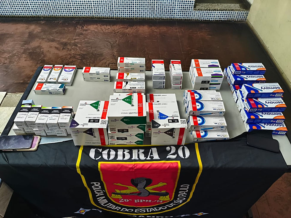 Polícia Militar prende homem e apreende adolescente após roubo de canetas emagrecedoras em Jandira