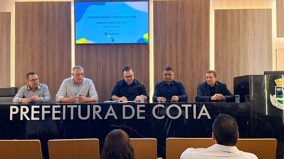 Sabesp apresenta à Prefeitura de Cotia plano de R$ 1 bilhão em investimentos em saneamento básico