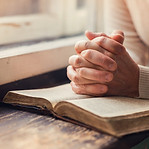 Woman with Bible