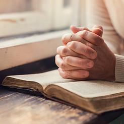 Woman with Bible