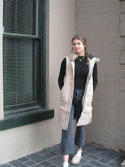 Thumbnail: long puffer vest