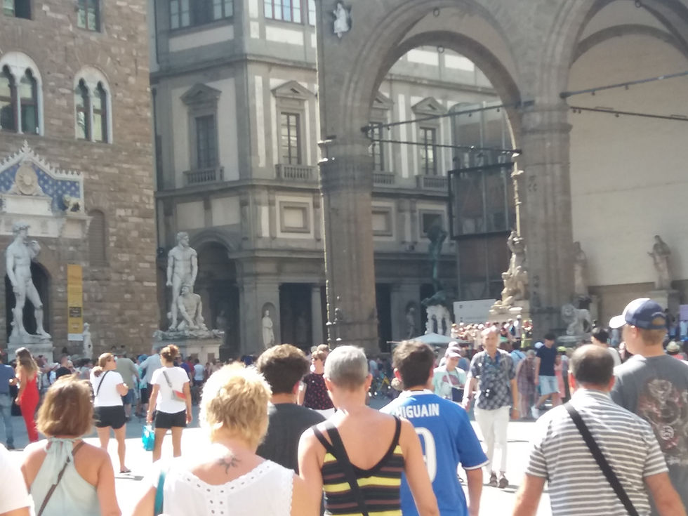 Renaissance Florence Tourists Rinascimento Firenze Turisti