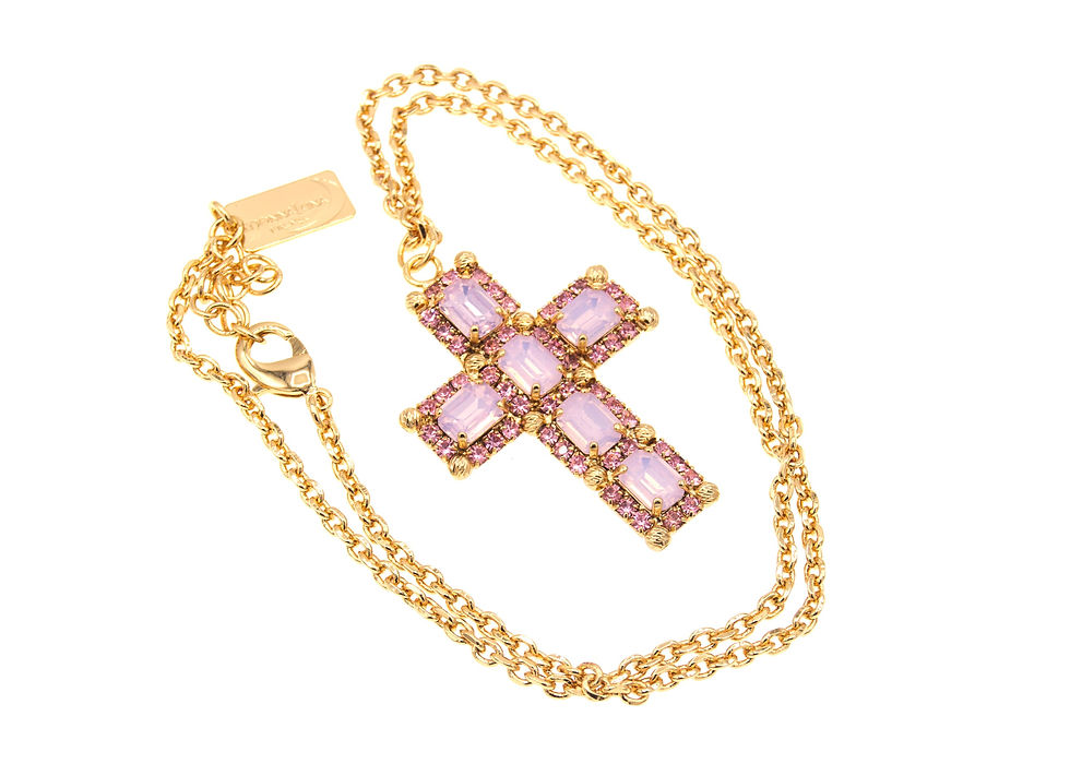 Miniatura: Small Roma Cross light pink