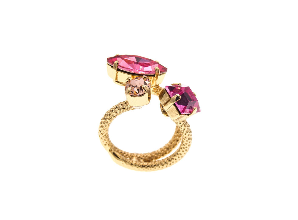 Miniatura: Semi Helix Ring pink