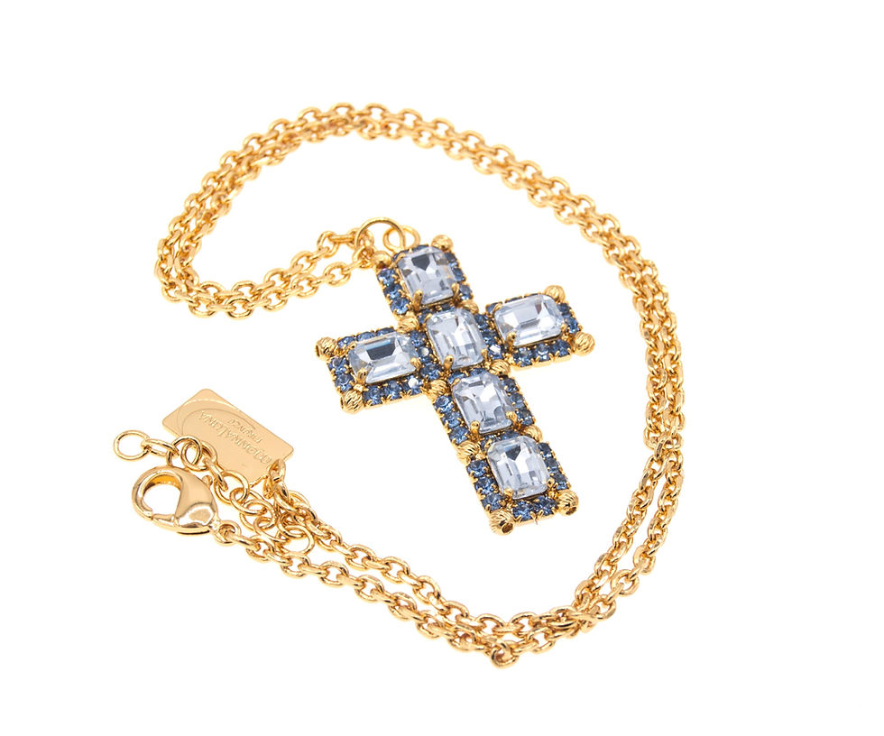 Miniatura: Small Roma Cross light blue