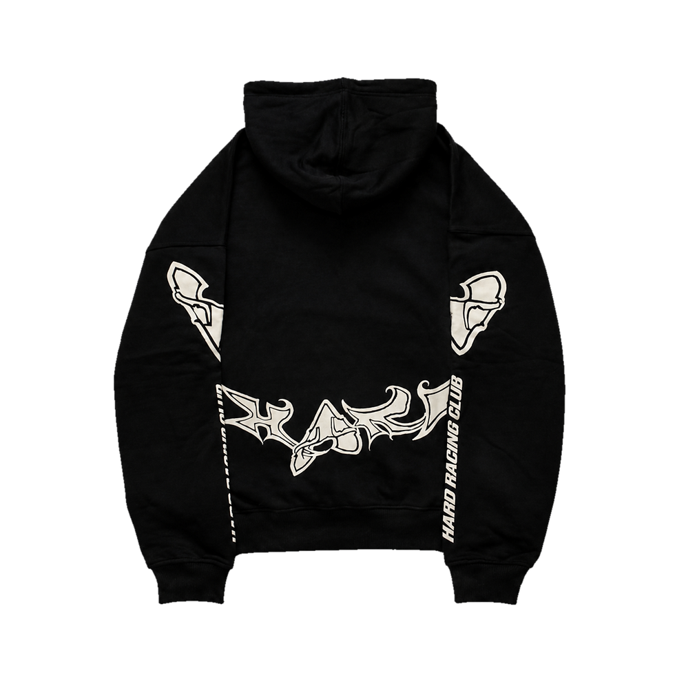 Miniatura: Crop Hoodie Racing Club Black