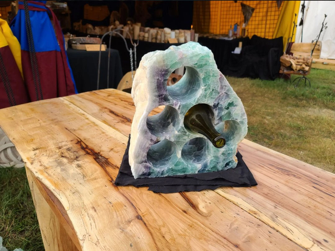 Amethyst Wine Bottle Holder