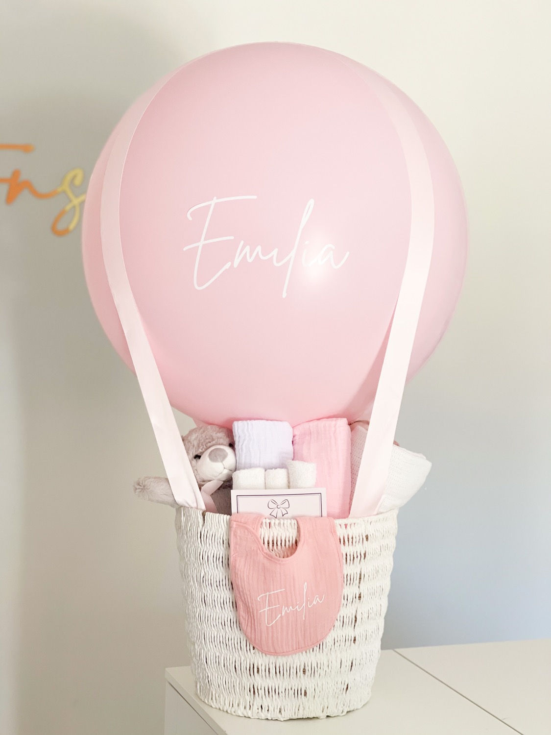 Pink Baby Hot Air Balloon