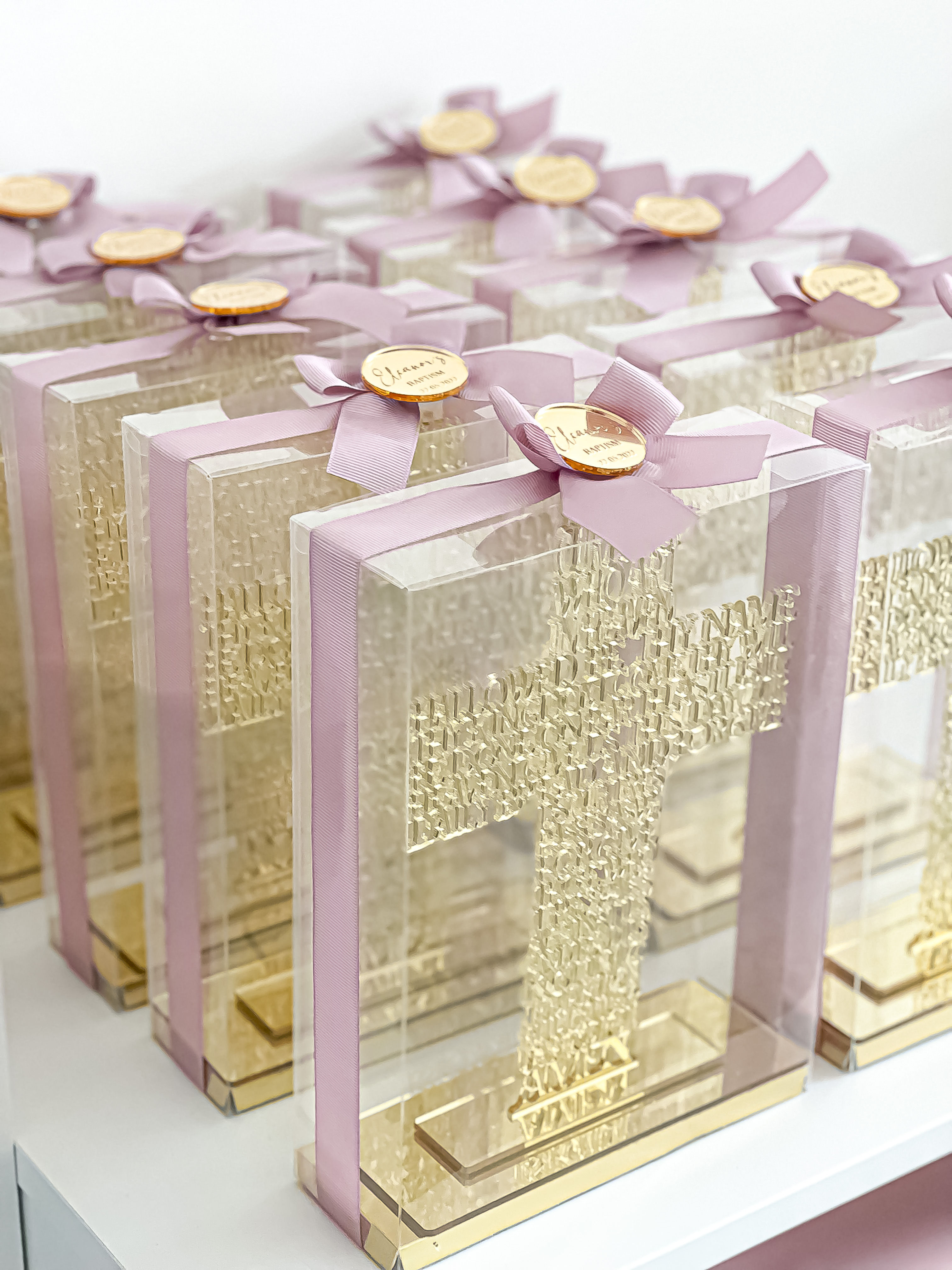 Acrylic Our Father Cross