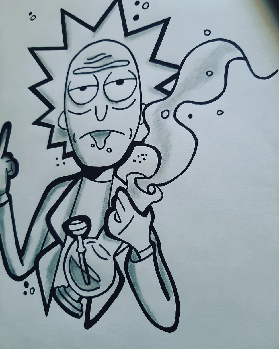 Thumbnail: "Rick"
.
.
.
Definitivno jedan od najboljih animiranih likova, ikada, a i sama s