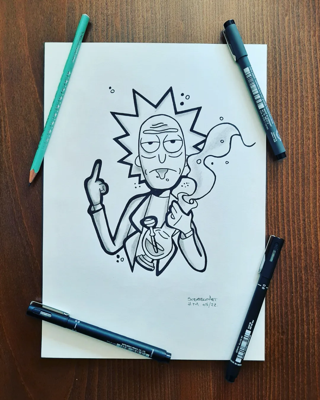 "Rick"
.
.
.
Definitivno jedan od najboljih animiranih likova, ikada, a i sama s