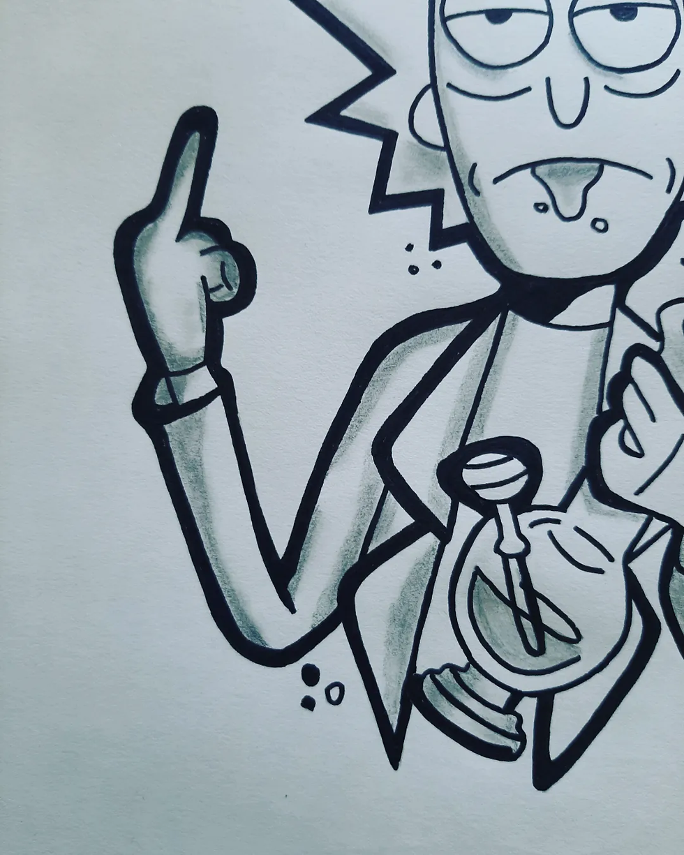 Thumbnail: "Rick"
.
.
.
Definitivno jedan od najboljih animiranih likova, ikada, a i sama s