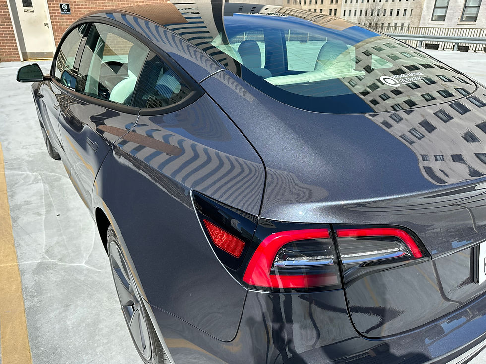 Tesla model 3 detailing