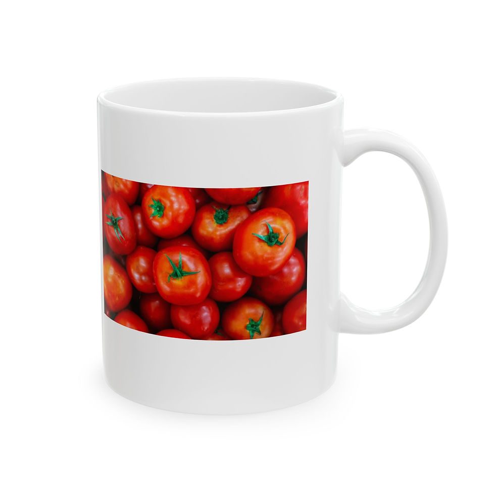 Thumbnail: Tomato-Themed Ceramic Mug - Perfect Gift for Gardening Enthusiasts and Foodies