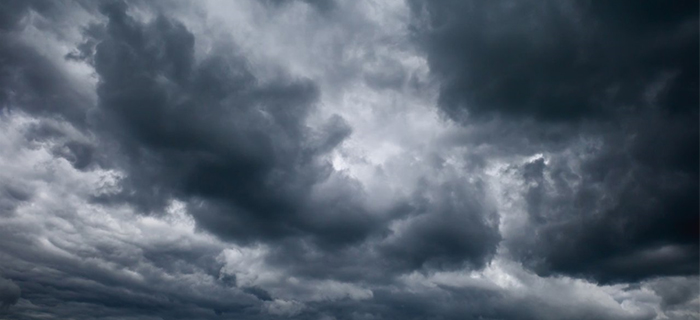 Imagem: Formação de nuvens de tempestade no céu