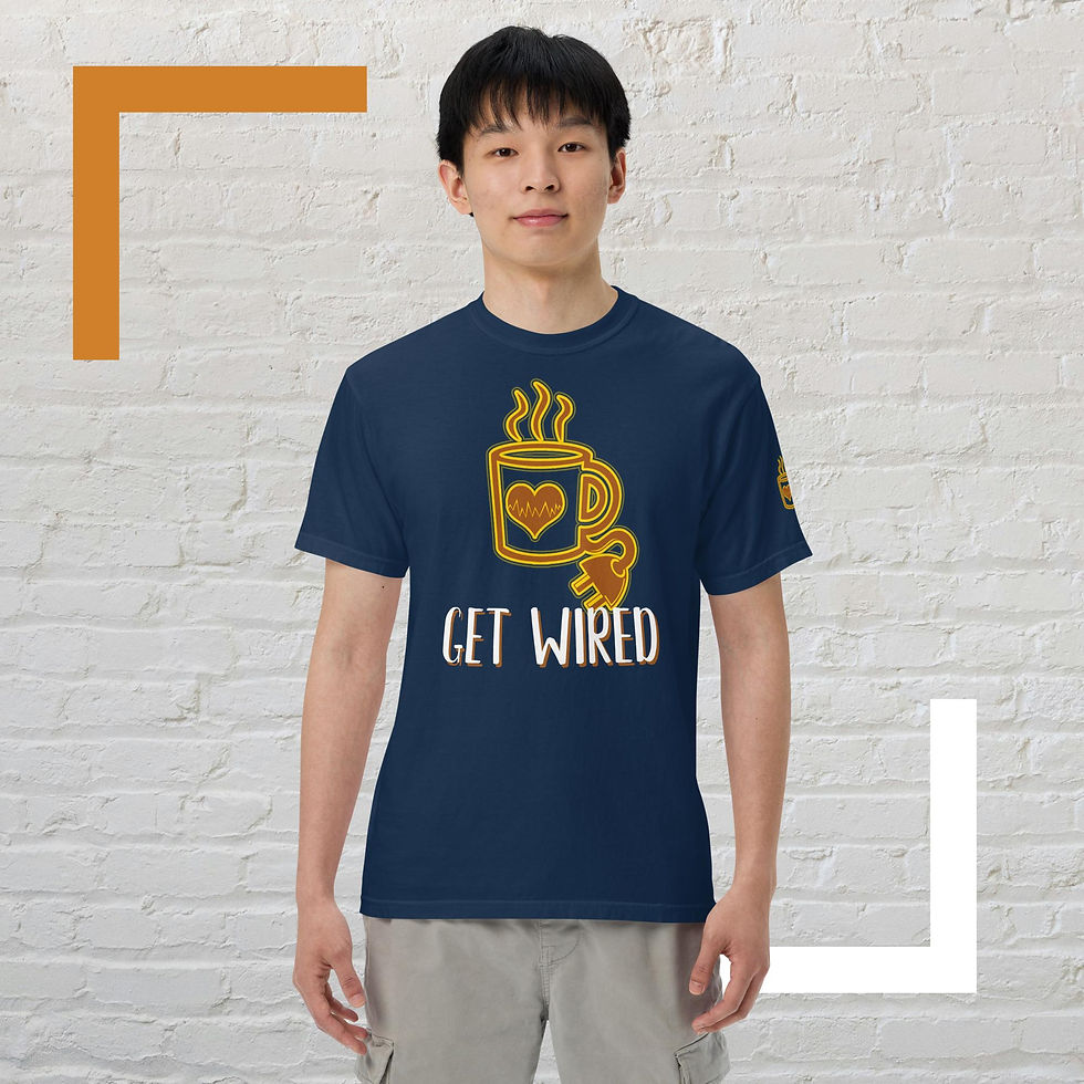 Thumbnail: Unisex garment-dyed heavyweight t-shirt