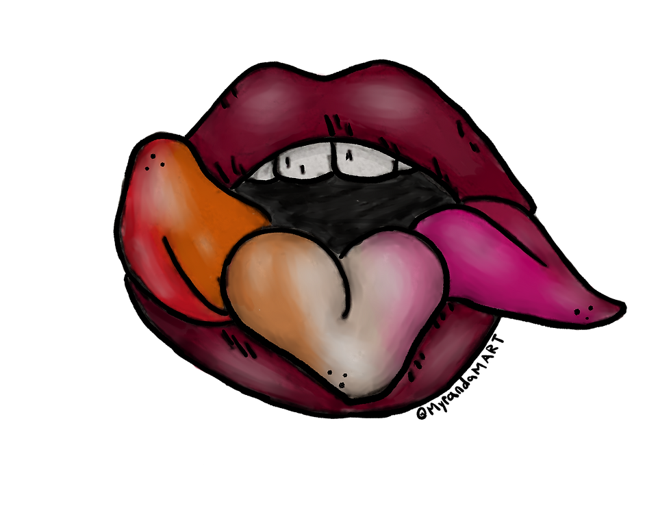 Thumbnail: Pride Tongues Sticker