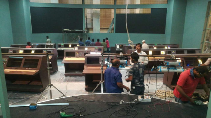 Mission Mangal Set Pictures