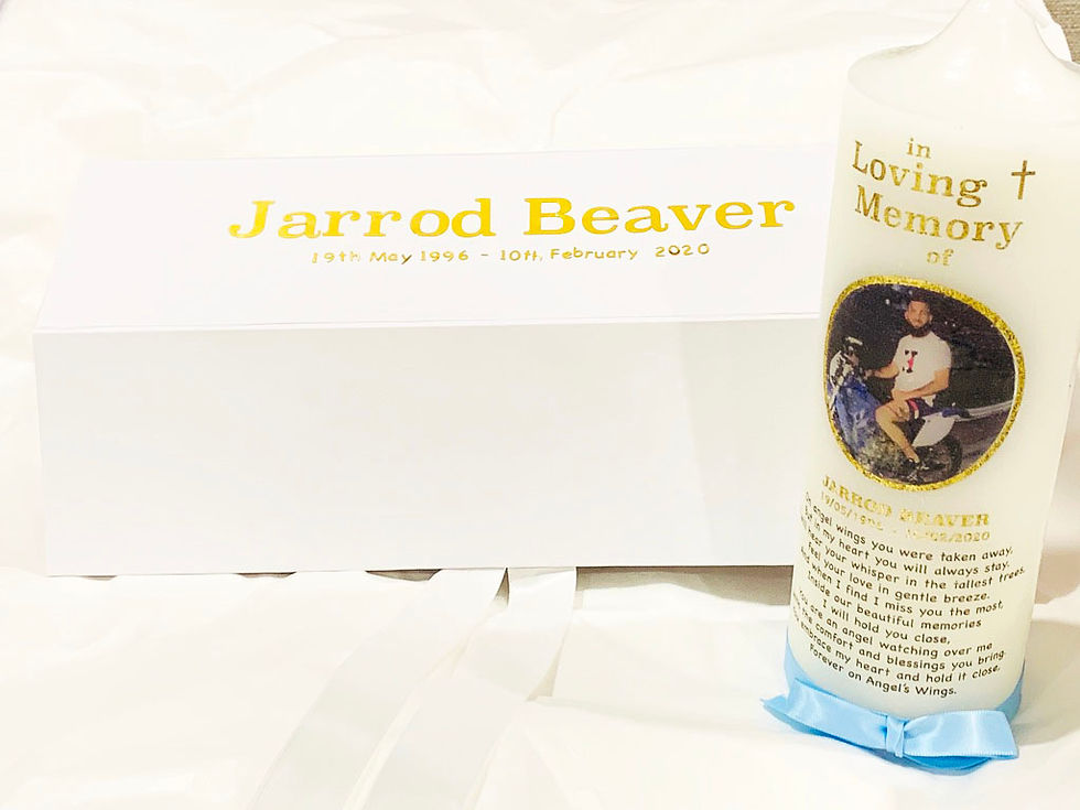 Thumbnail: Jarrod's Memorial Candle